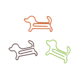 (Price/100 Paper Clips) Doggie Shaped Paper Clips, 1 3/4