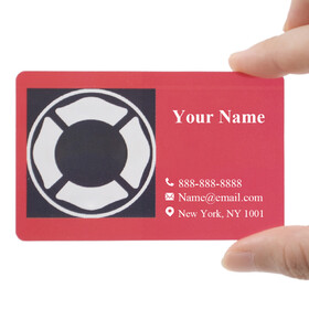 Muka Custom 200 PCS Frosted Business Card, Plastic Personalize Business Cards, Full Color Printing, 15mil Thickness