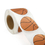 Officeship 2" Dia Removable Basketball Sticker, 250PCS per Roll, 2"Dia