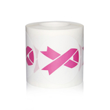 Officeship 2" Dia Pink Ribbon Breast Cancer Awareness Sticker, 250PCS per Roll