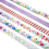 Officeship 5 Rolls Self Adhesive Acrylic Rhinestone Lace Tapes for Gift Wrapping Decoration