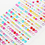 Officeship 3 Sheet Acrylic Rhinestone Self Adhesive Sheets for Gift Wrapping Decoration