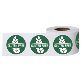 Officeship 500 PCS 1.5 Inch Gluten Free Labels, Food Rotation Labels