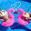 6 PCS Inflatable Flamingo Drink Holders