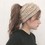 TOPTIE Winter Fuzzy Tail Beanie for Women, Fleece Lined Cable Knit Headband Ponytail Beanie Hat