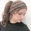 TOPTIE Winter Fuzzy Tail Beanie for Women, Fleece Lined Cable Knit Headband Ponytail Beanie Hat