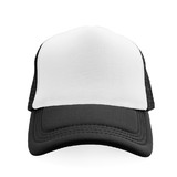 TOPTIE Blank 5 Panel Trucker Hat Foam Front Mesh Back 2 Tone Trucker Snapback Hat