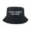 TOPTIE Personalized Custom Kids Cotton Bucket Sun Hat Summer Outdoor UV Sun Protection Hat for Boys Girls