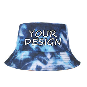 TOPTIE Custom Printing Sun Hat Reversible Cotton Dye Bucket Hat UV Sun Protection Cap