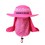 TOPTIE Custom Embroidery Wide Brim Bucket Sun Hat Neck&Face Flap Cap Fishing Hat for Men Women