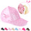 TOPTIE Kids Ponytail Baseball Cap for Girls Glitter Messy High Bun Ponytail Hat