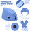 TOPTIE Custom Printing Working Cap with Buttons Scrub Cap with Sweatband Adjustable Bouffant Cap Tie Back Hat for Women Men, One Size