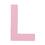 Pink Letter L