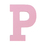 PINK LETTER P