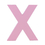 PINK LETTER X