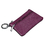 Aspire RFID Blocking Genuine Leather Zipper Pouch Coin Purse Card Case Wallet with Key Ring