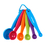 Aspire 6-Piece Plastic Measuring Spoons Set, Multi-Color