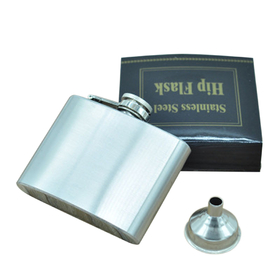 Aspire Stainless Steel Flask & Funnel Set, 4 oz