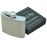 Blank Stainless Steel Pocket Flask, 5 Ounce, 3 4/5