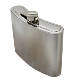 Aspire Blank Stainless Steel Hip Flask, 32 oz, 6 7/10" W x 5 1/2" H