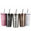 Aspire Personalized 17 oz. Stainless Steel Tumbler with Lid and Straw, Laser Engraved Double Walled Insulated Drinking Mug