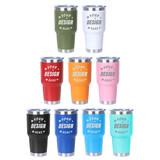 Muka Personalized 30 Oz. Stainless Steel Tumbler, Laser Engrave Durable Powder Coated Insulated Travel Mug