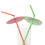 (Pack of 36) Aspire Cocktail Party Umbrella/Fruit/Clown Tropical Drink Straws