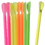 (Pack of 100) Aspire Colorful Flexible Spoon Drinking Straw