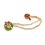 (Price/25PCS) ALICE Christmas Wreath and Crutch Collar Pins with Golden Double Chains Tassels