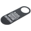 Aspire PU Leather Double Sided Please Do Not Disturb Please Knock Before Entering Door Hanger Sign for Hotel Business