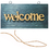 Aspire Vintage Open Closed Welcome Sign with Rope for Store Home, Wall Decoration