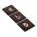 Aspire Acrylic WiFi Video Surveillance No Pets No Photo No Trespassing No Smoking Sign for Hotel Restaurant Office Store Home