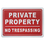 Aspire Private Property No Trespassing Sign for Home House and Business, Premium Aluminum, Indoor and Outdoor Use