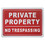 Aspire Private Property No Trespassing Sign for Home House and Business, Premium Aluminum, Indoor and Outdoor Use