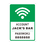 Aspire Custom WIFI Sign Rust Free Aluminum Sign, Account Password (with WIFI Symbol)