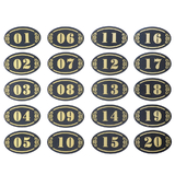 Aspire (Price/10PCS) Acrylic Numbers Sign, Number Tag, Hotel Number, Restaurant Number