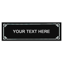Aspire Customized Rectangle Sign, Personalized Office Name Plate, Laser Engraved Wall Sign for Hotel, House and Business