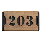 Aspire Customized House Number Address Plaque, Personalized Hotel Apartment Mailbox Sign, Small Size