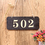 Aspire Customized Home Address Sign, House Hotel Number Sign, Personalized Store Message Sign with Hanging String