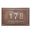 Aspire Personalized Metal House Number Plaque, Customized Numbers Letters Special Characters, Display Your Address and Street Name