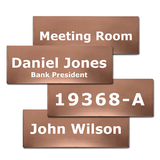 Aspire Customized Name Plate for Door, Office, Wall, Stainless Steel House Number Sign