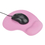 Officeship Comfort Fabric Covered Gel Silicone Wrist Rest Support Mouse Pad, 9 3/4"L x 8 1/4"W x 3/4"D