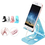 Foldable Slim Cell Phone Stand Bundle Desktop Cradle Phone Holder, Multi-Angle 360 Rotating Phone Cradle