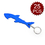 Aspire Shark Bottle Opener with Key Chain 25PCS/PACK, 4 1/4" L x 1 1/8" W, Price/25 pcs