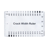 (Pack of 10) Aspire Concrete Crack Width Ruler, Range 0.004-0.100"(0.10-2.50mm) and  Range 0.1-7.0 mm