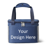 Muka Personalized Insulated Bag, Bento Bag with Double Handles & Pockets, Add Your Own Logo