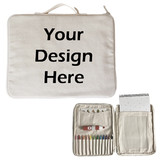 Muka Custom Printed Pencil Bag for Painting, Drawing Storage Bag Pen Canvas Bag, Add Your Logo