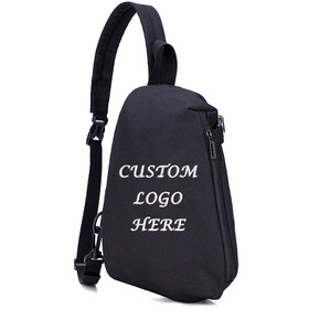 MUKA Embroidered Chest Sling Bag Unisex Cross Body Bag Universal Backpack, Add Your Logo