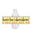 MUKA 100 Pcs Custom Water Bottle Labels Wedding Personalized with Logo and Waterproof 8"*2"