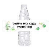 MUKA 100 Pcs Custom Water Bottle Labels Wedding Personalized with Logo and Waterproof 8